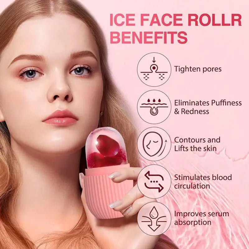 Beauty Massage Apply Face Ice Tray Puffiness Apply Face Ice Tray Sunburn Scald Post-operation Ice Compress Artifact - Hiron Store