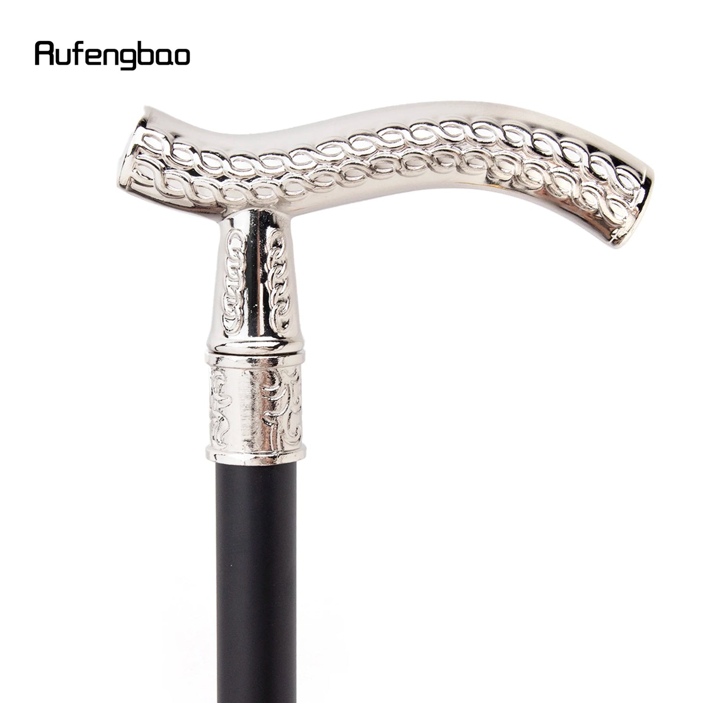 White Flower Wheatear Pattern Luxury Fashion Walking Stick for Party Decorative Cane