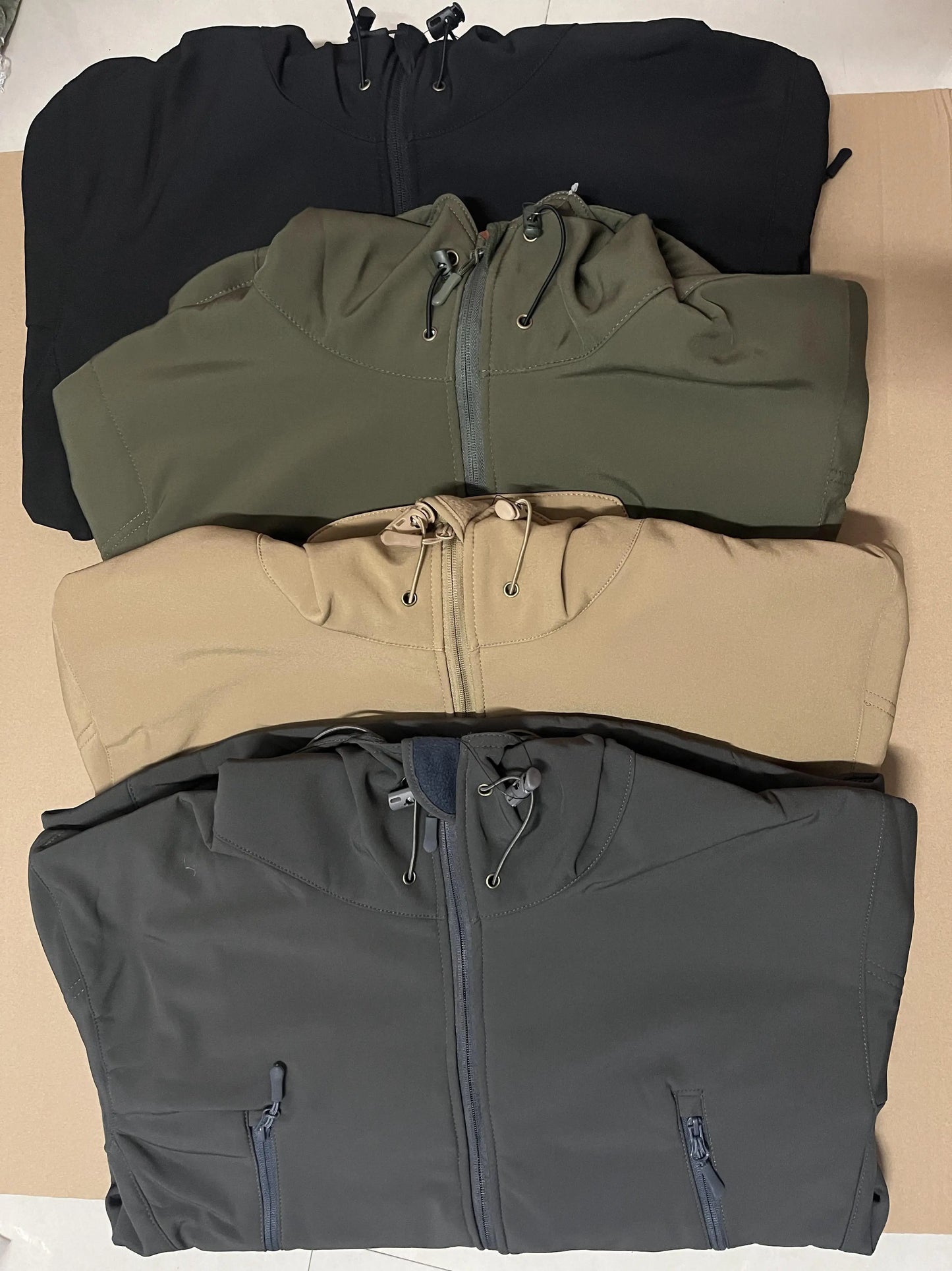 Men's Winter SoftShell  Waterproof Jackets Male Hood Coat Pants Trousers