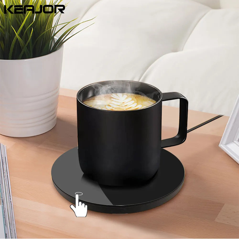 Coffee Cup Heater Mug Warmer USB Heating Pad Electic Milk Tea Water Thermostatic Coasters Cup Warmer For Home Office Desk DC 5V - Hiron Store