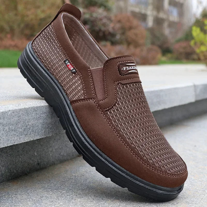 Men Shoes Autumn Slip on Falt Shoes 2025 New Lightweight Soft Comfortable Driving Shoes