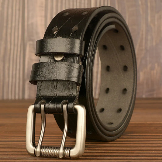 Top Quality Genuine Leather Belts For Men Luxury Brand Strap