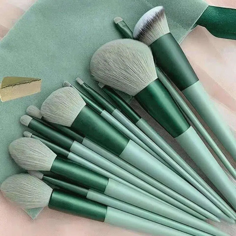 13 PCS/Lot Makeup Brushes Set Eye Shadow Foundation Women Cosmetic Powder Blush Blending Beauty Make Up Tool - Hiron Store