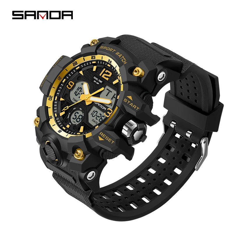 Watches Military Quartz Watch Man Waterproof Wristwatch for Men - Hiron Store