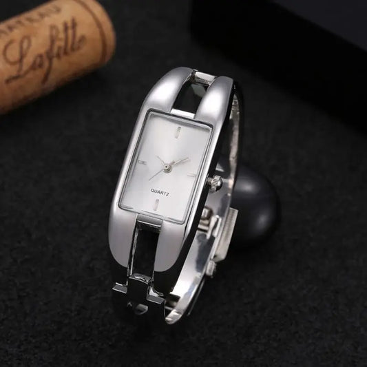 Minimalist Small Dial Women Wristwatch Steel Rectangle Bracelet Ladies Watches