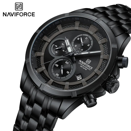 New Watch For Men Waterproof Luxury Luminous Calendar Chronograph Quartz Wristwatch