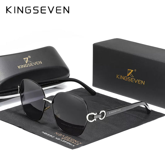 Brand New 2024 Vintage Butterfly Sunglasses Women Retro Double Ring Design Gradient Square Sun Glasses Female UV400 - Hiron Store