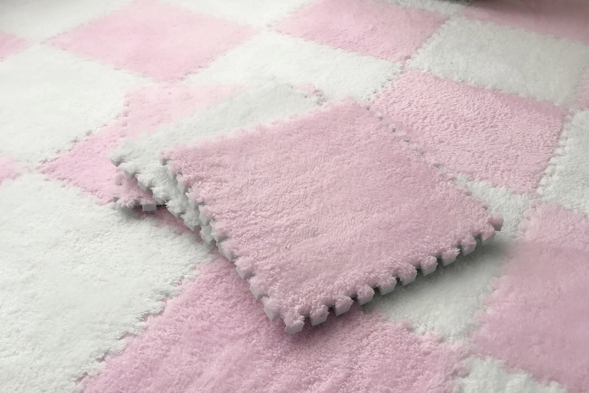 Soft Plush Children's Mat Baby Play Mat  Eva Foam Puzzle Carpet for  Children's Room Keep Warm Playmat 30*30*1CM