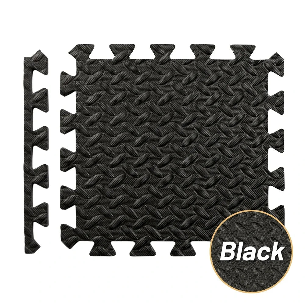 4~20Pcs Puzzle Fitness Mat, Eva Interlocking Foam Floor Tiles,  Home Gym   Equipment Mat, Non-Slip Floor Mat for Kids