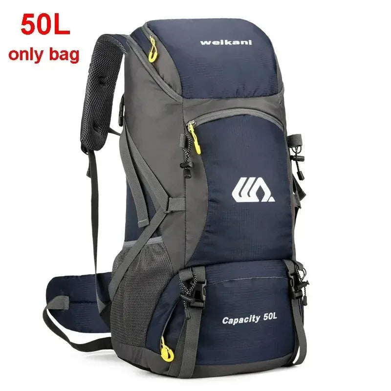 50L Travel Backpack Camping Bag For Men Large Hiking Bag Tourist Rucksack Waterproof Outdoor Sports Climbing Mountaineering Bag - Hiron Store