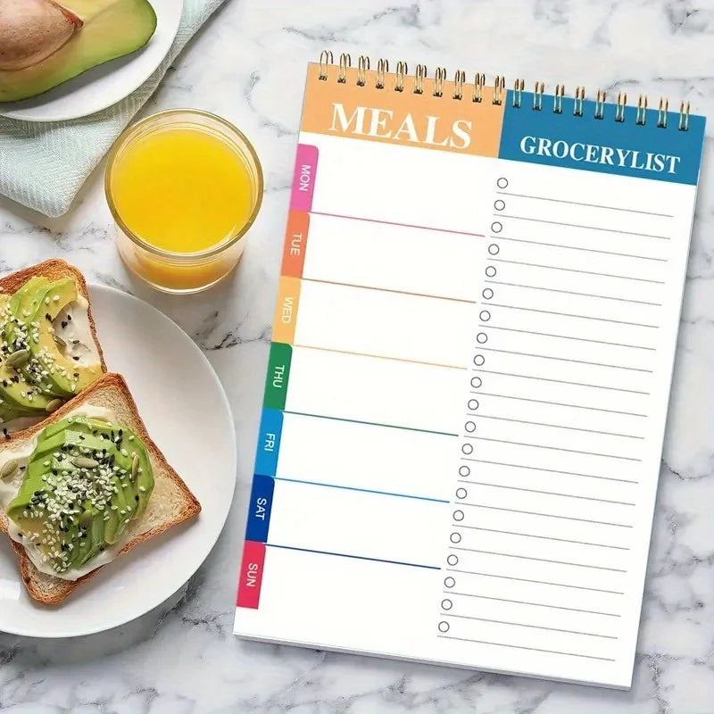 52 Pages Weekly Meal Planner Pad Meal Planning Notepad