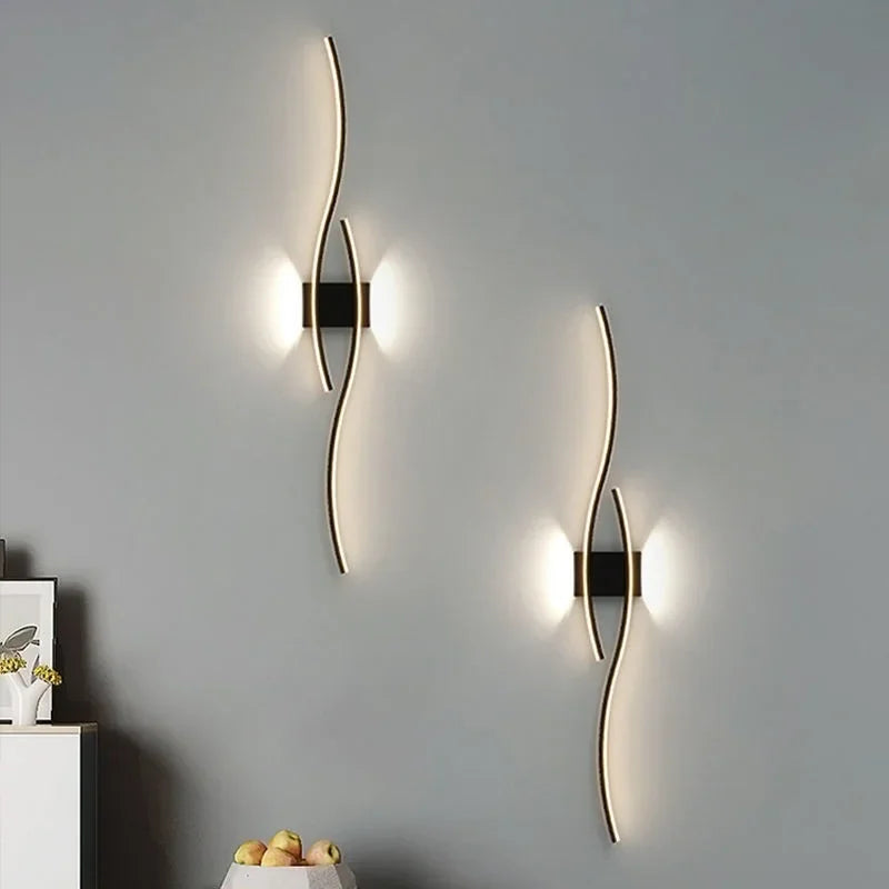 Wall Lamp LED Long Strip 60/80 Wall Sconce Home Decora Living Room lighting