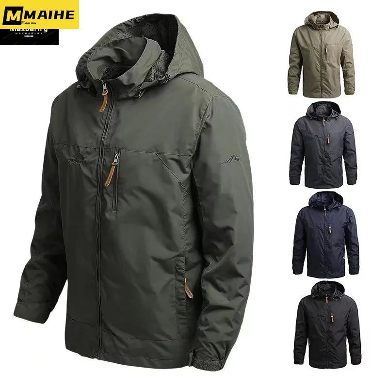 Men's Military Hunting Jacket Autumn Casual Waterproof Men's Work Clothes