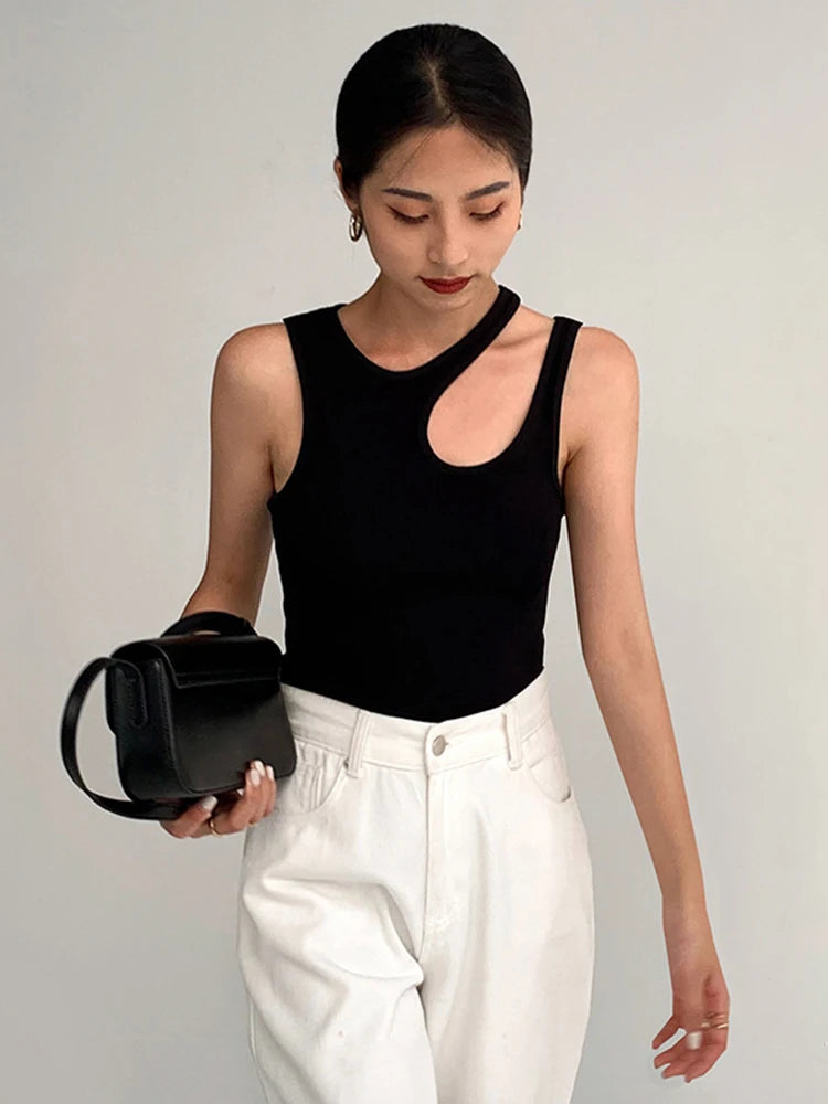 t shirt women round neck sleeveless women clothing summer fashion