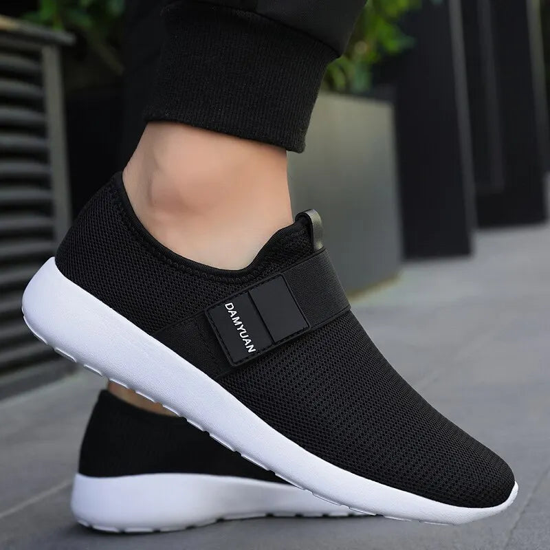 Men's Shoes Fashion Classic Casual Shoes Lightweight Comfortable Breathable Mesh Shoes Large Size Anti-slip Running Shoes - Hiron Store