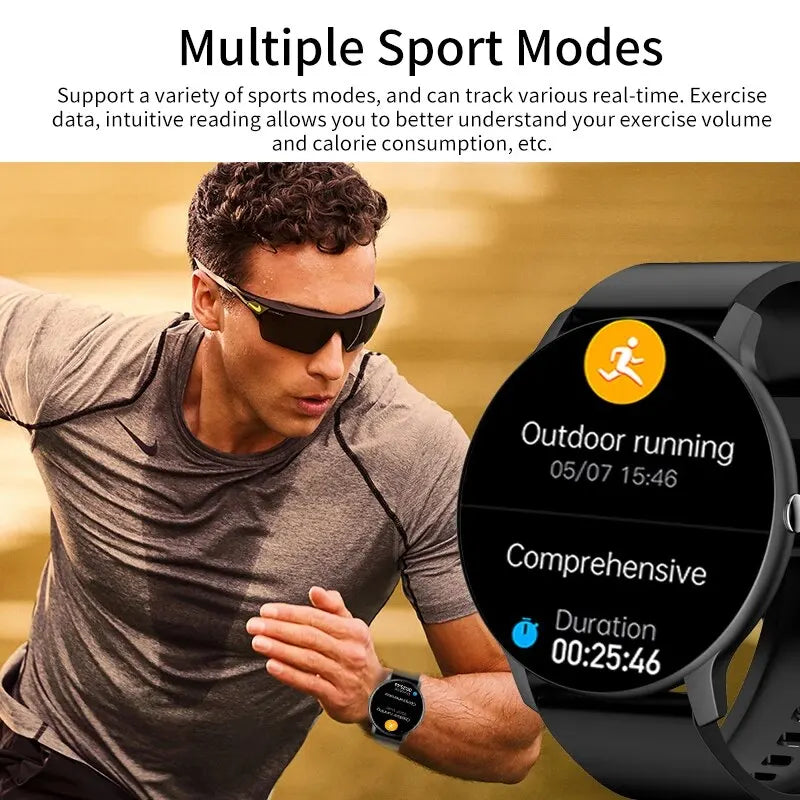 Smart Watch Men Women Full Touch Screen Waterproof Bluetooth Smartwatch