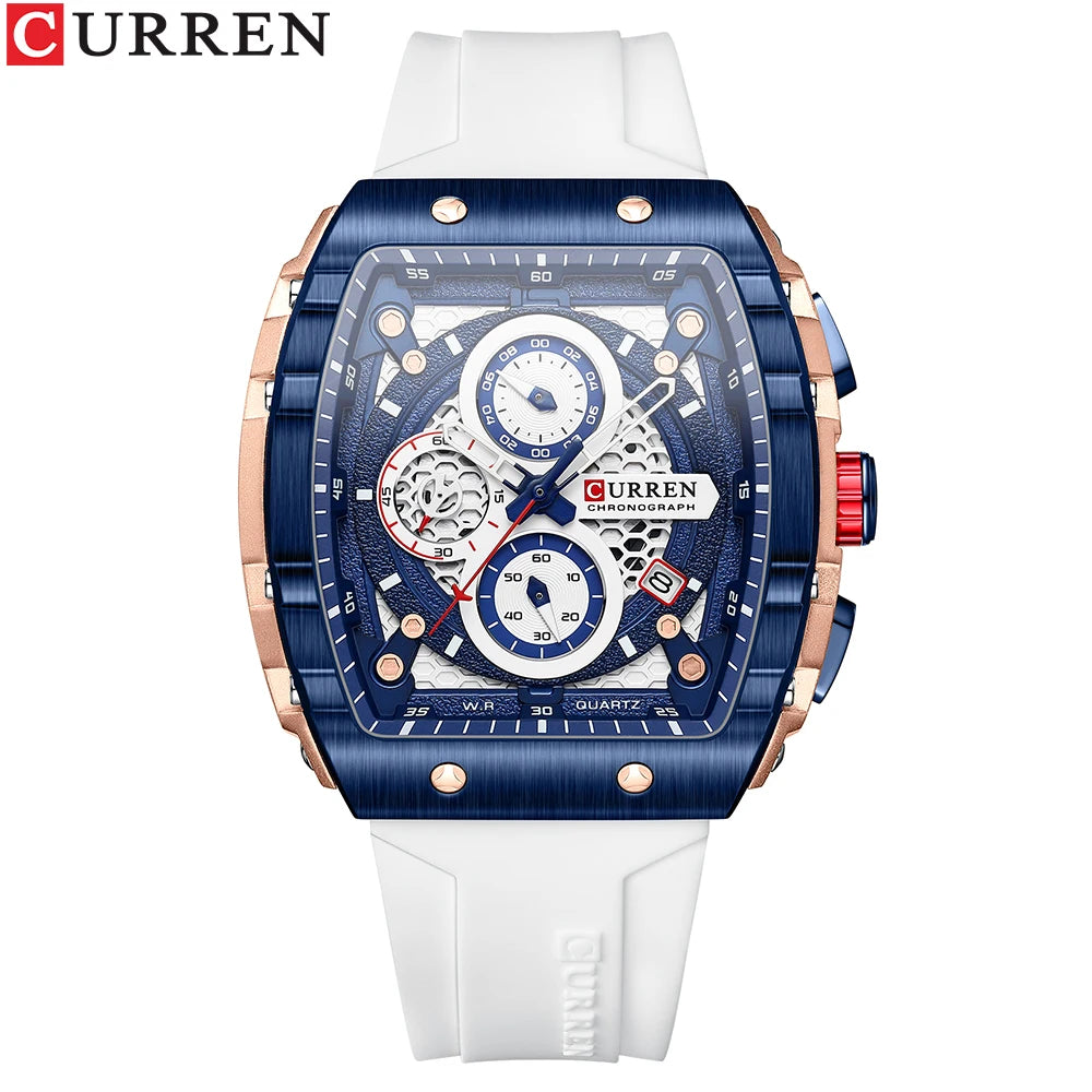 CURREN Sport Chronograph Quartz Watch for Men