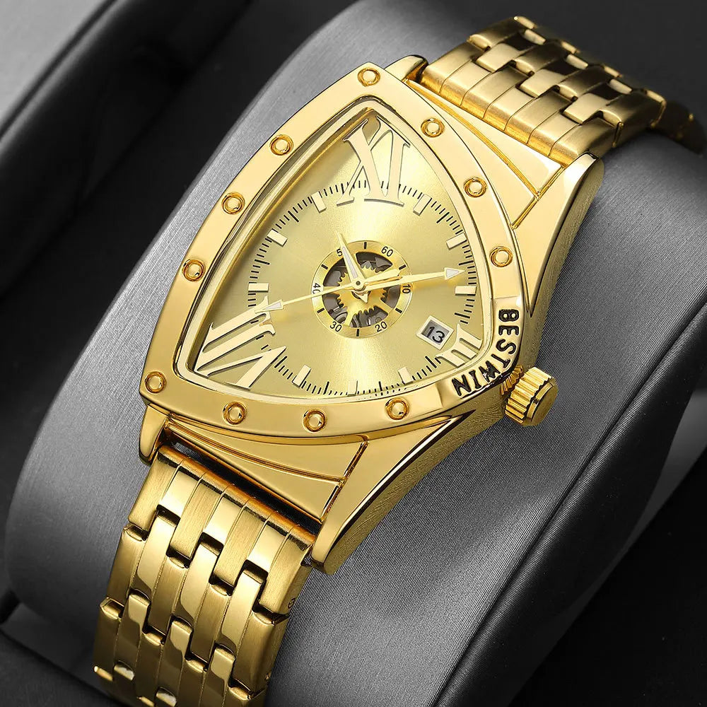 Men Quartz Watch Unique Design Luxury Watches Waterproof Watches