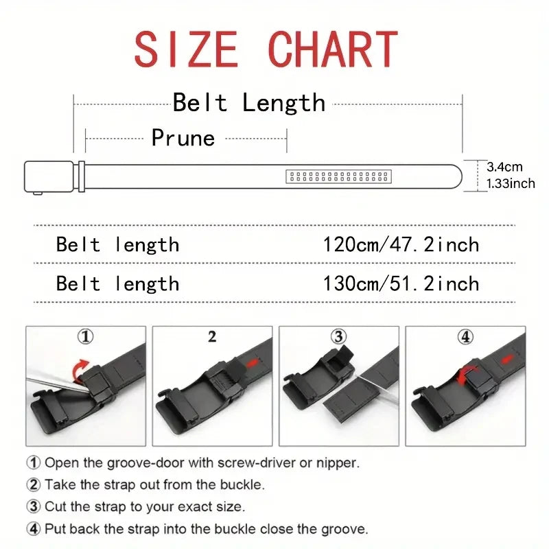 Belt Genuine Luxury Automatic Buckle Belt PU Leather Soft Belts