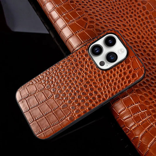 For iphone 14 pro case Genuine Leather Cover for iphone15pro XR XSMax 11 8plus 12