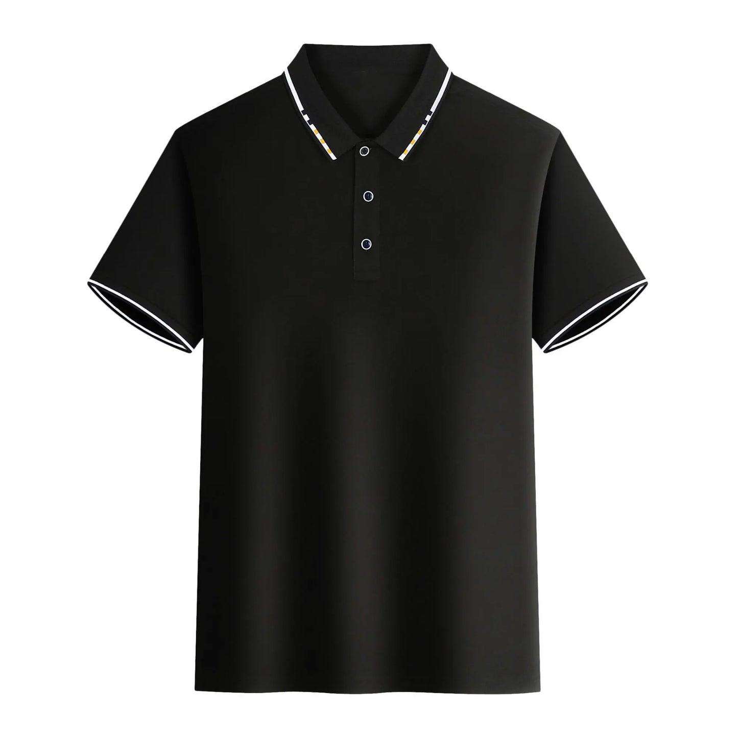 Men's new Polo shirt T-shirt summer men's short-sleeved intercolored lapel