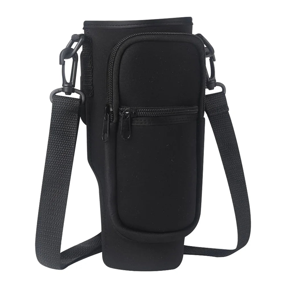 Neoprene Water Bottle Carrier Bag For Stanley Quencher Cup Sleeve with Adjustable Shoulder Strap Water Bottle