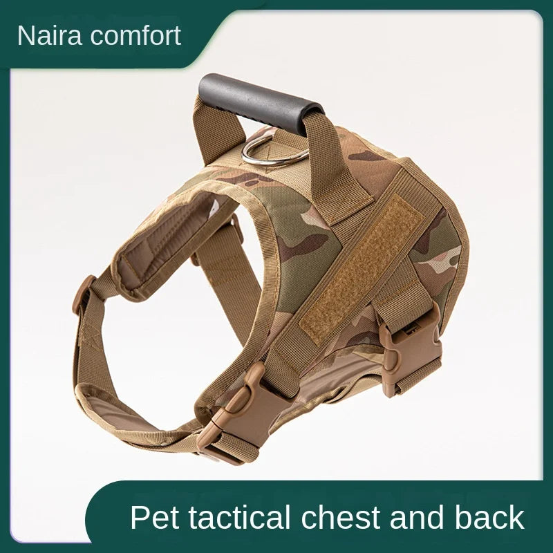 Military Large Dog Harness Pet German Shepherd K9 Training Vest Tactical Dog Harness