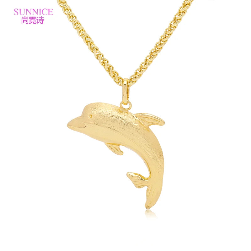 Necklace For Women Men Dubai Gold Colour Pendants Jewellery