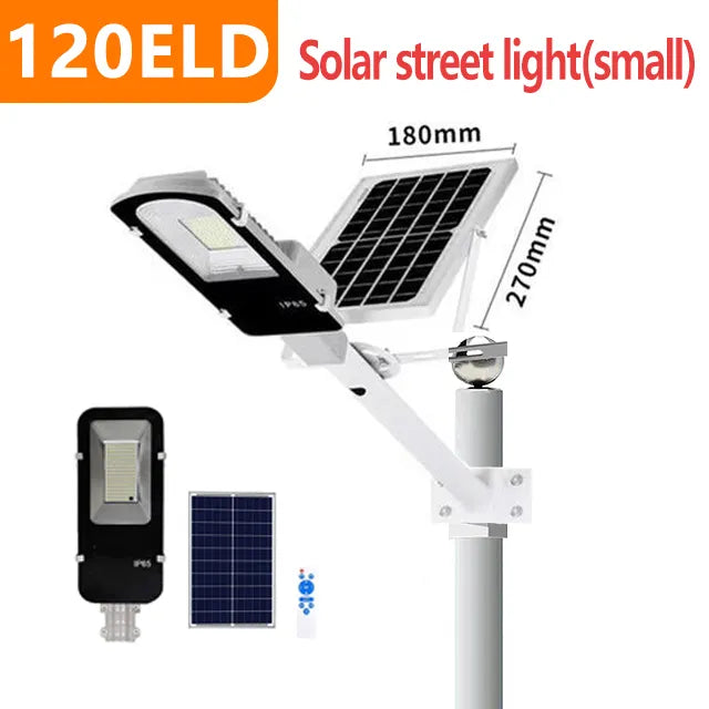 Powerful Solar Light Outdoor Solar Street Light 350/120LED 6500K IP65 Waterproof Street Light For Garage Garden Terrace - Hiron Store