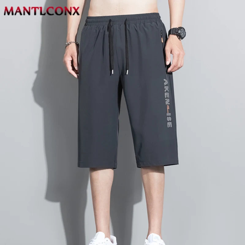 Sports Men Elastic Waist Shorts Male Breathable Comfortable Men's Short Pants