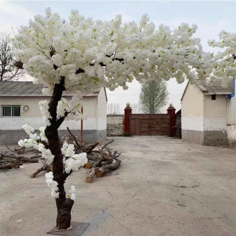 Artificial Cherry Blossom Tree Large Fake Peach Blossom Plant Wedding & Outdoor Home Garden Decoration Christmas Home Decoration