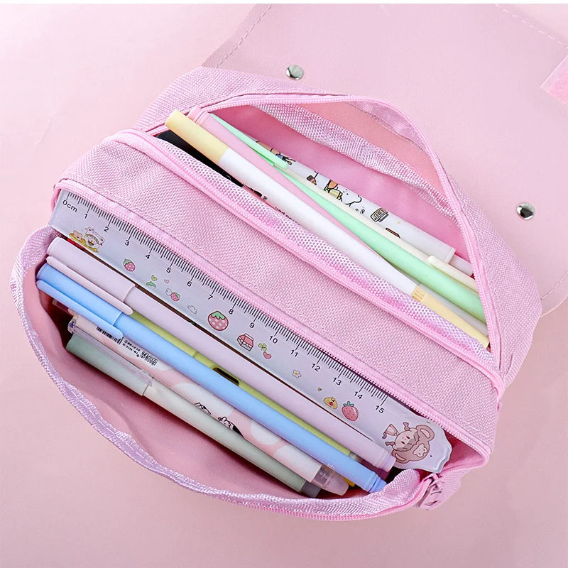 3D Kawaii Pencil Case Girls Decompression Pen Pouch Cute Organizer Box