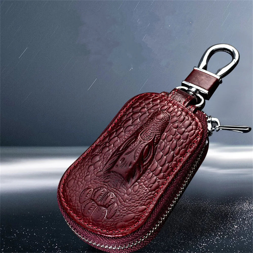 Key Case Fashion Mini Men'S Key Wallet Pocket Key Holder Organizer Pouch Keys Organizer Capacity Zipper Bag