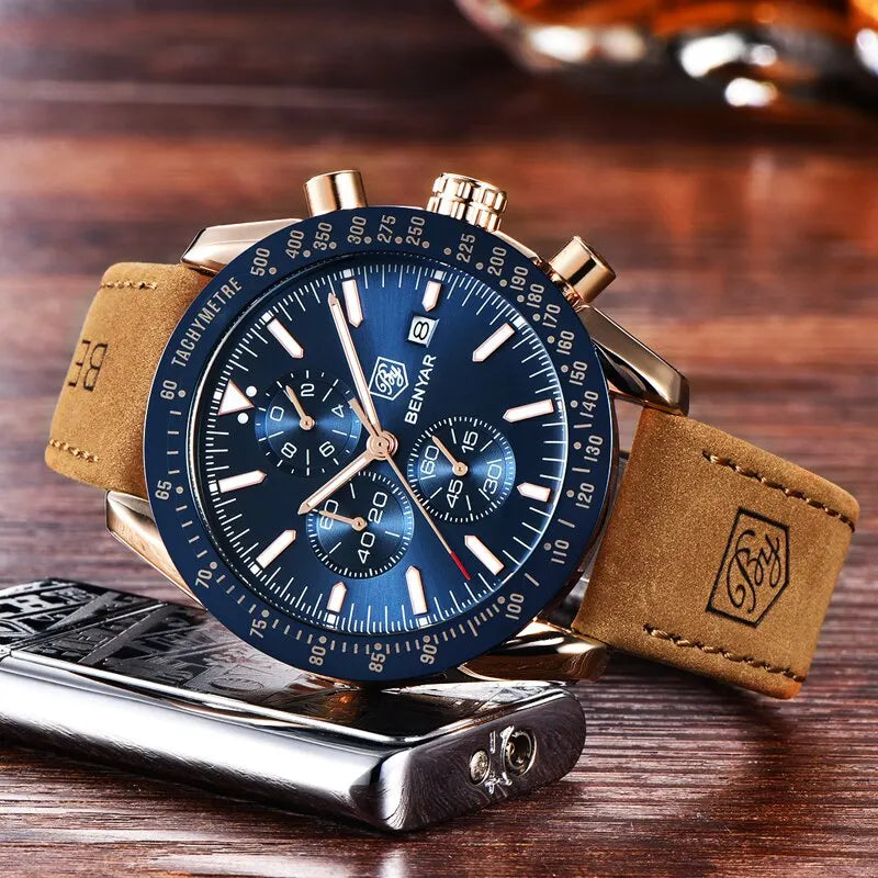 Watches Luxury Silicone Strap Waterproof Sport Quartz Chronograph Military Watch Men Clock