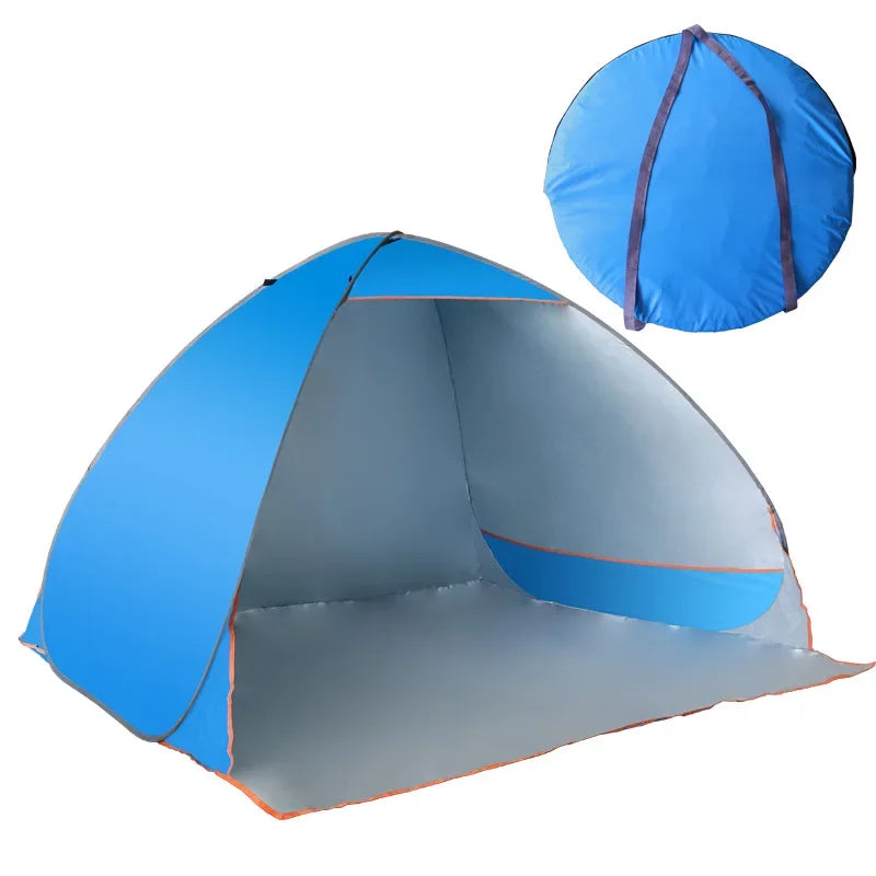 Beach Tent Pop-up Automatic Opening Anti-ultraviolet Full Shade Tent Family Ultralight Folding Tent Travel Camping