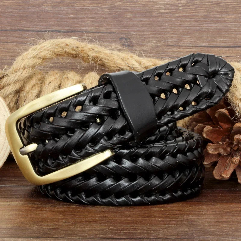 Unisex Men and Women Genuine Leather Belt