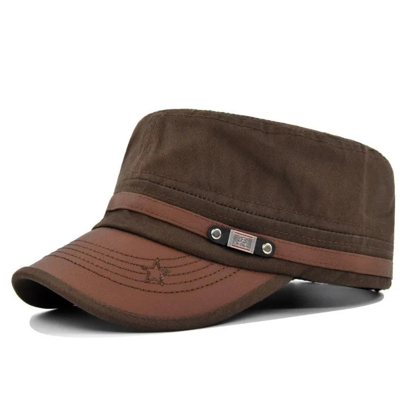 Embroidered Flat Cap casual hat Baseball Cap Outdoor Sports Hat for Hiking & Fishing Hat