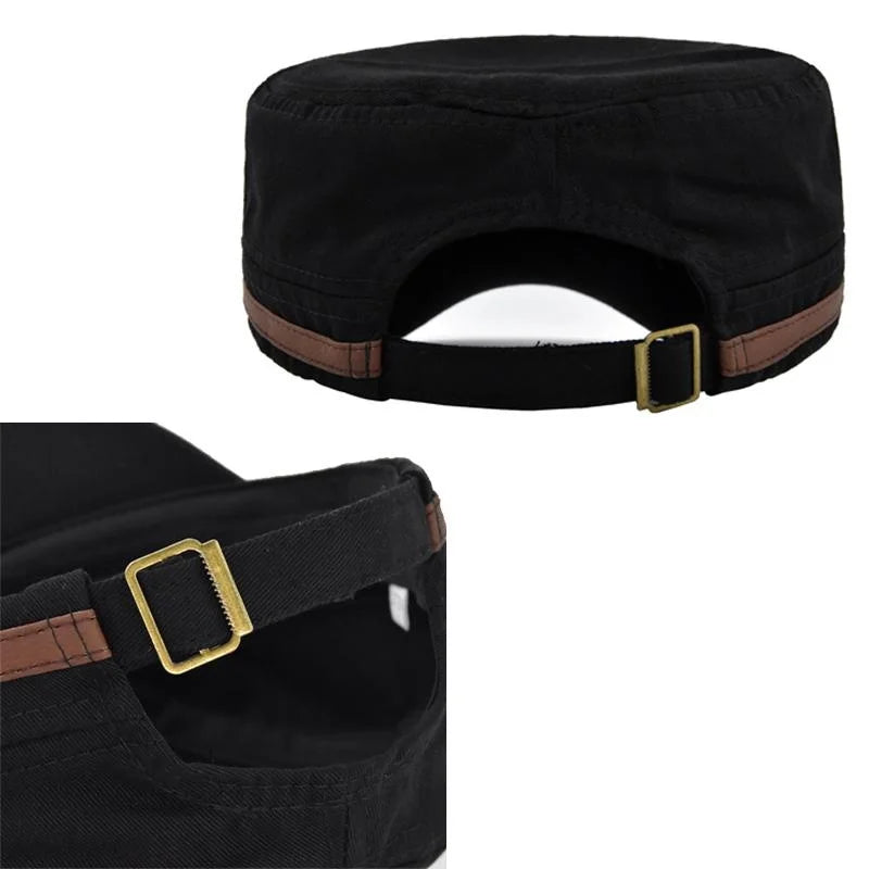 Embroidered Flat Cap casual hat Baseball Cap Outdoor Sports Hat for Hiking & Fishing Hat