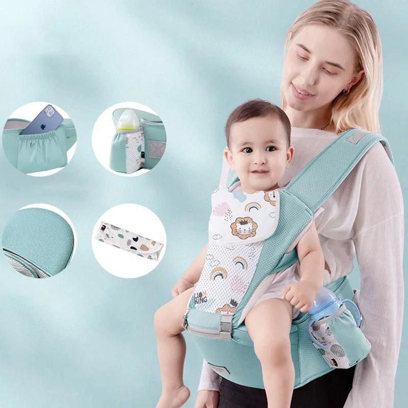 Newborn Ergonomic Baby Carrier Backpack Infant Baby Hipseat Carrier Front Facing Ergonomic Kangaroo Baby Wrap