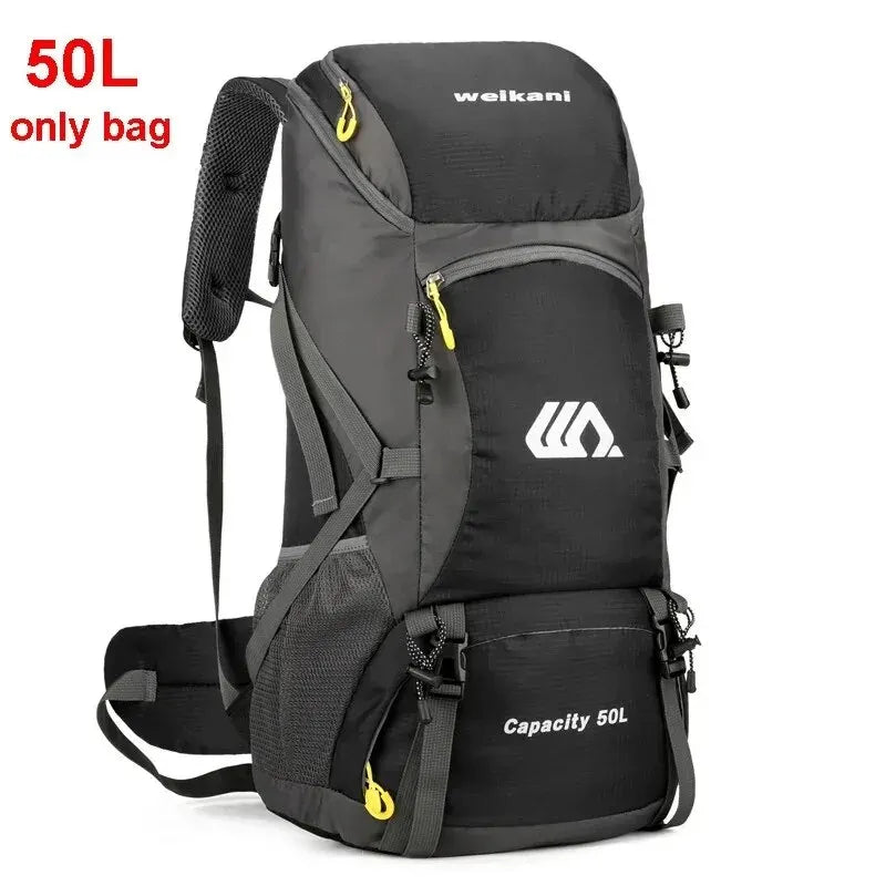 50L Travel Backpack Camping Bag For Men Large Hiking Bag Tourist Rucksack Waterproof Outdoor Sports Climbing Mountaineering Bag - Hiron Store