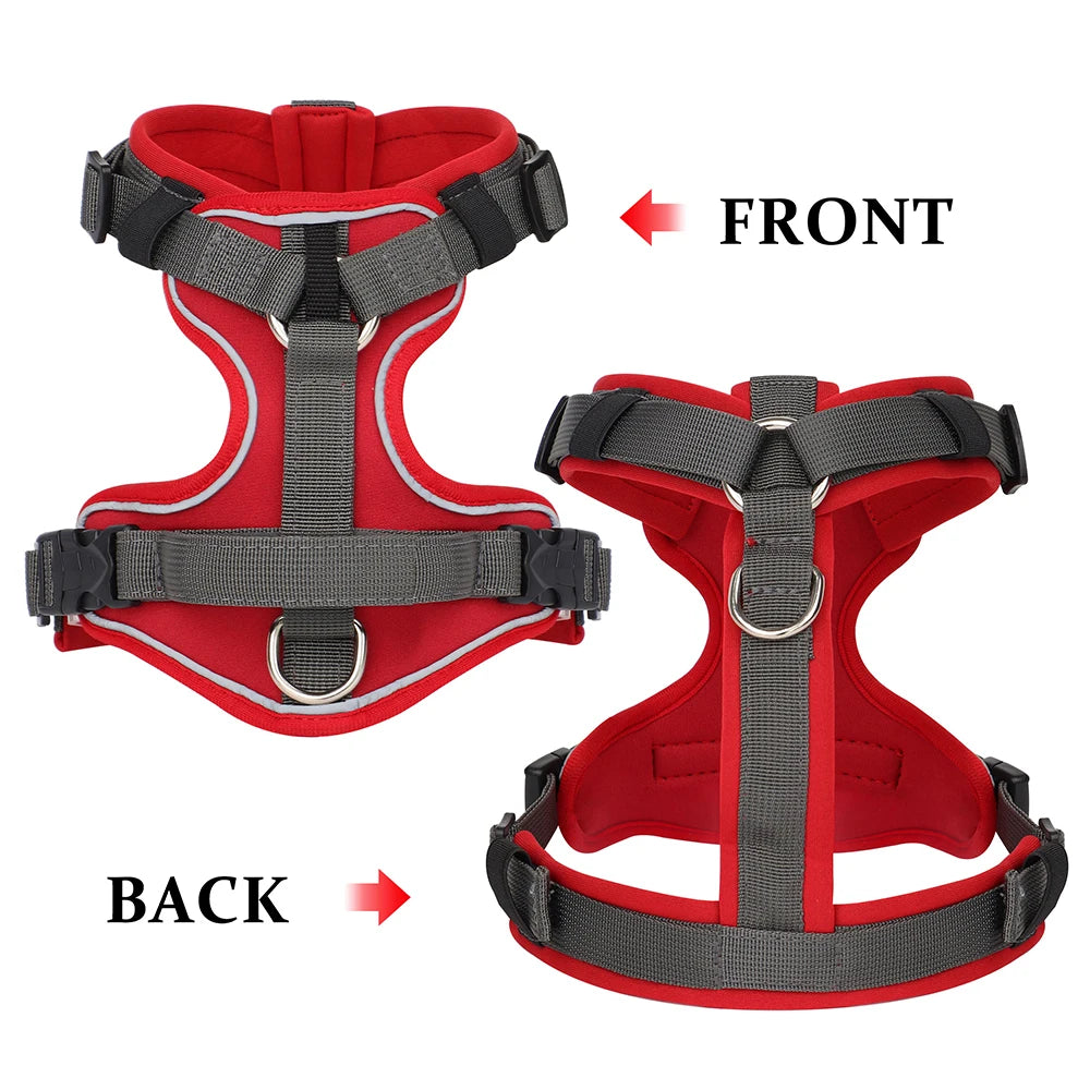 Pet Harness Vest With Control Handle For Small Medium Large Dogs Walking Training Harnesses