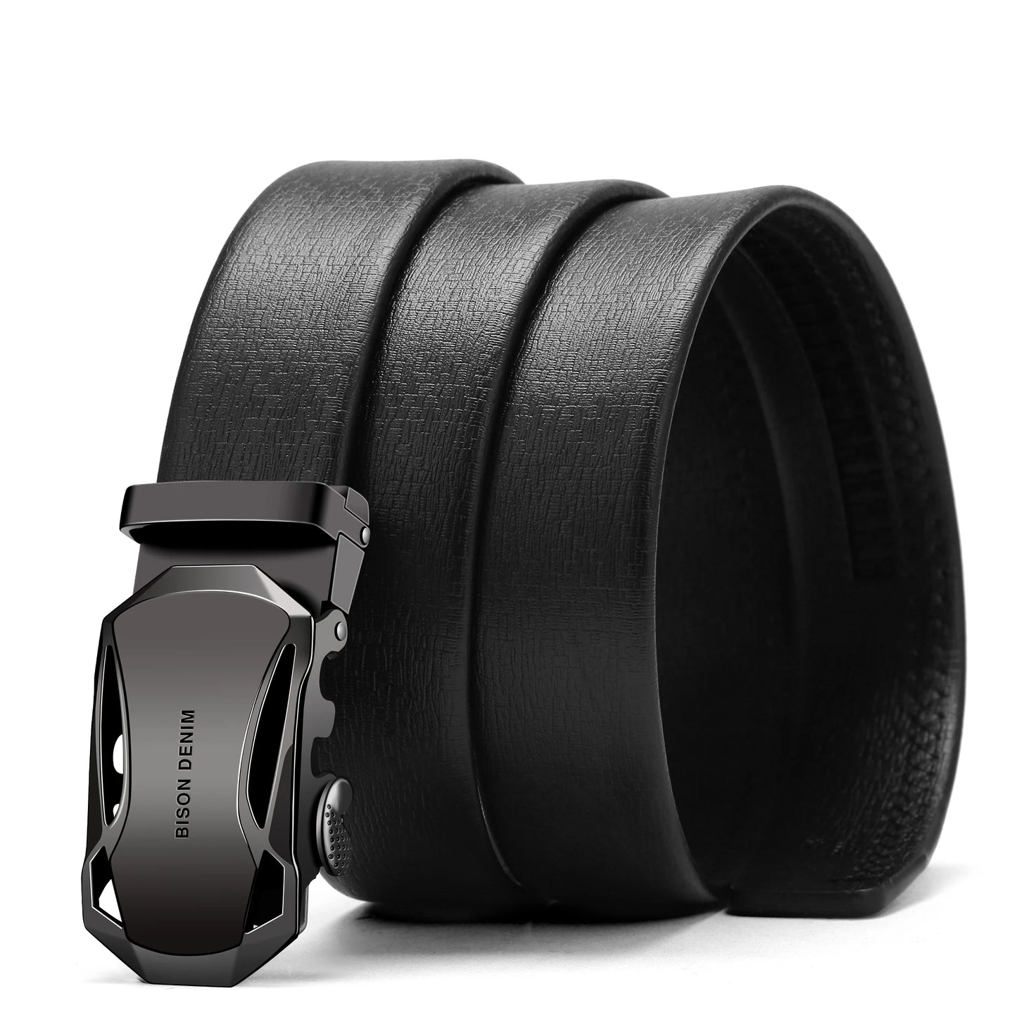 Genuine Leather Automatic Buckle Male Belts