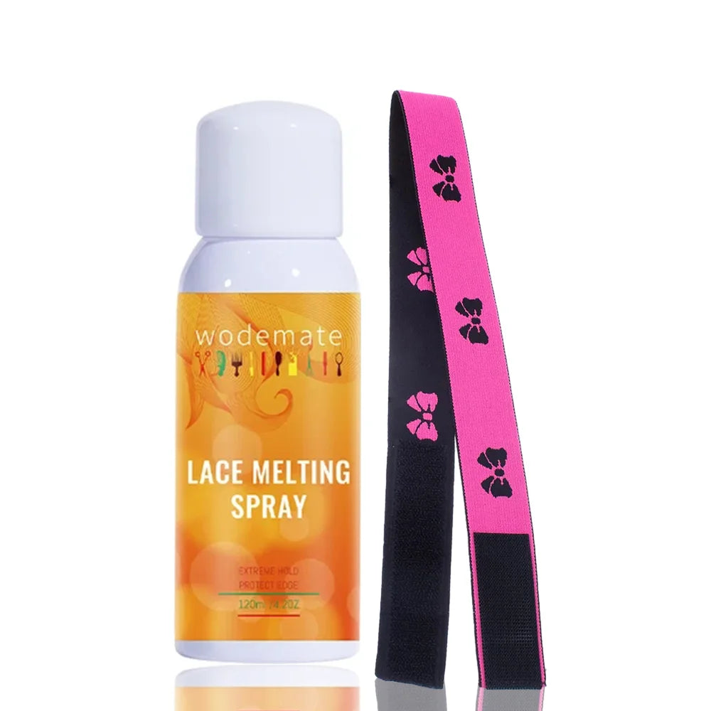 Melting Spray for Lace Wig Melting Spray Long Lasting Invisible Quick Drying Hold 120ml Hair Styling product