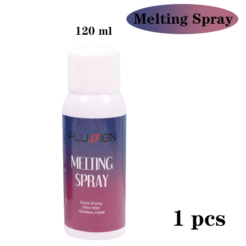 120Ml Lace Melting Spray Seamless Finish Strong Invisible Hair Adhesive for Lace Wigs