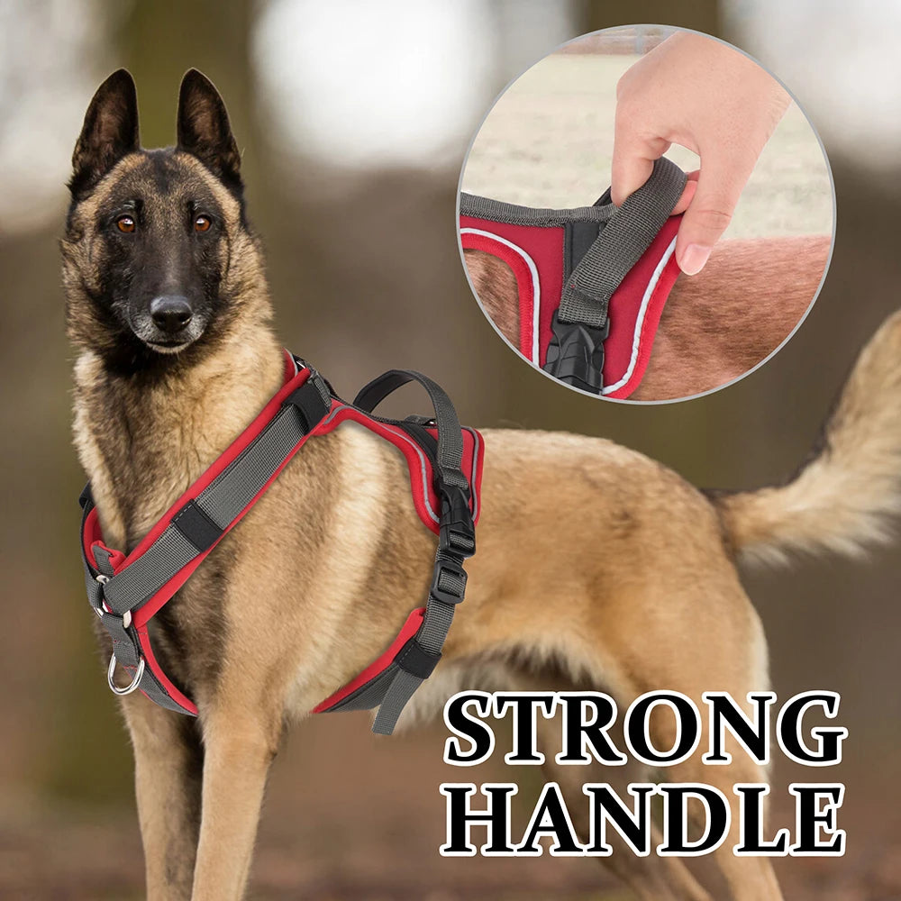 Pet Harness Vest With Control Handle For Small Medium Large Dogs Walking Training Harnesses