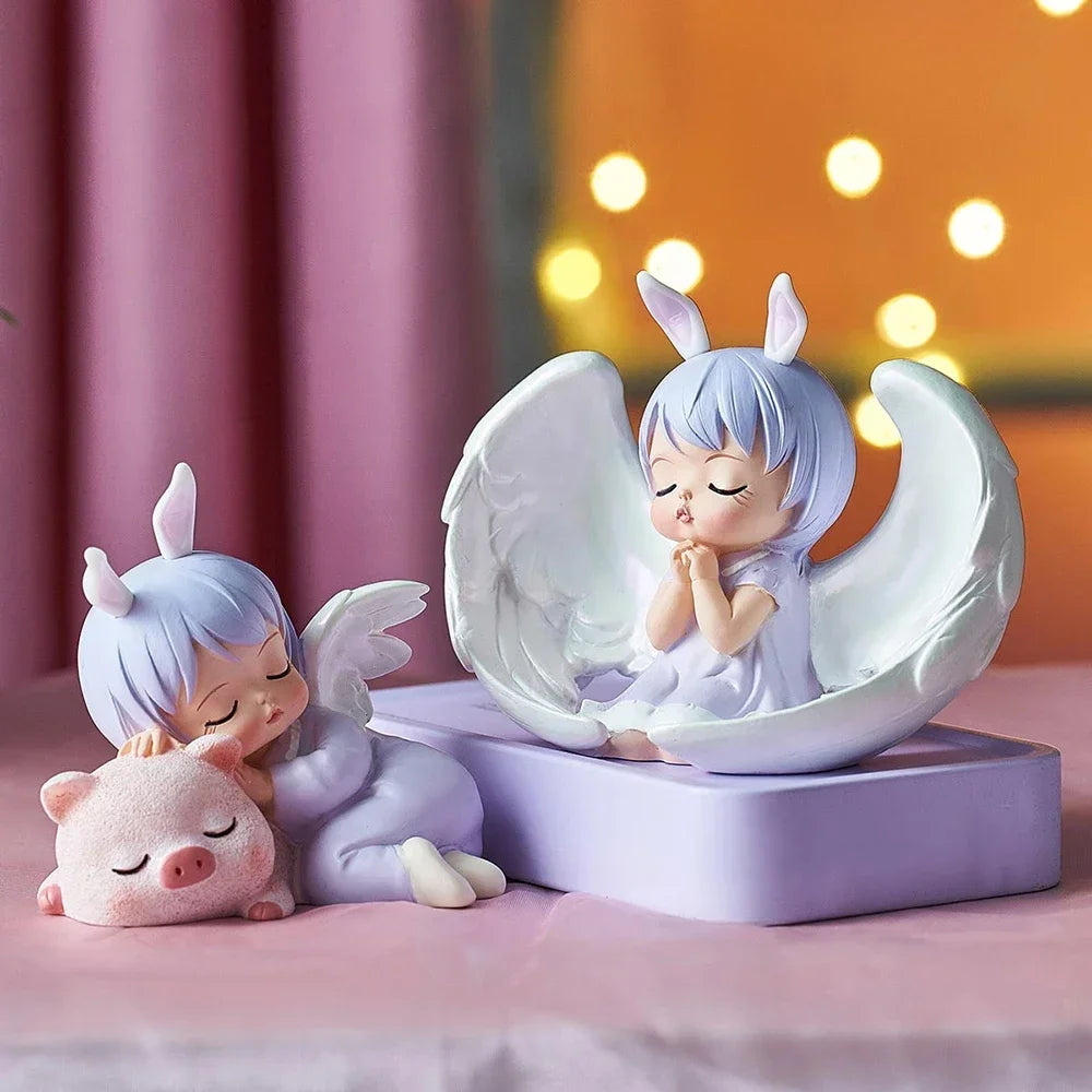 Room Decor Figurines Interior Kids Room Accessories Girl Fairy Garden Decorative Figure Decoration