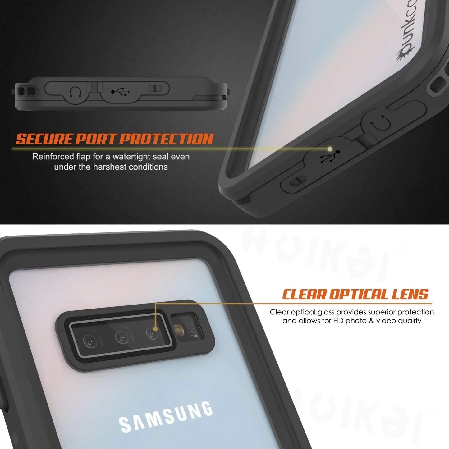 Waterproof Case For Samsung Galaxy  Full Body Heavy Duty Clear Rugged IP68 Cove