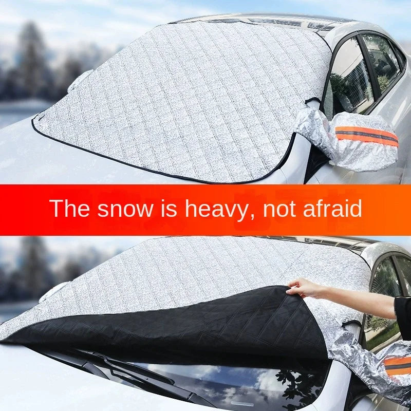 Sunshade Cover Car Windshield Snow Sun Shade Waterproof Protector Automobile Magnetic Cover Car Front Windscreen Cover - Hiron Store