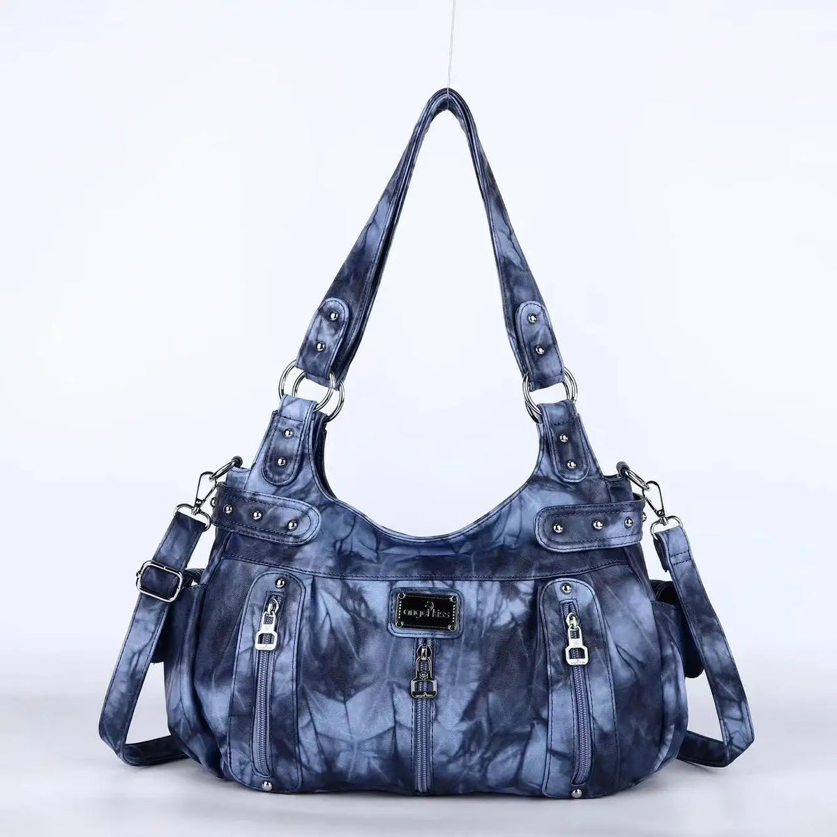 Winter Fashion Shoulder Bag for Women Soft PU Crossbody Handbg Large Capacity Hobos Purse