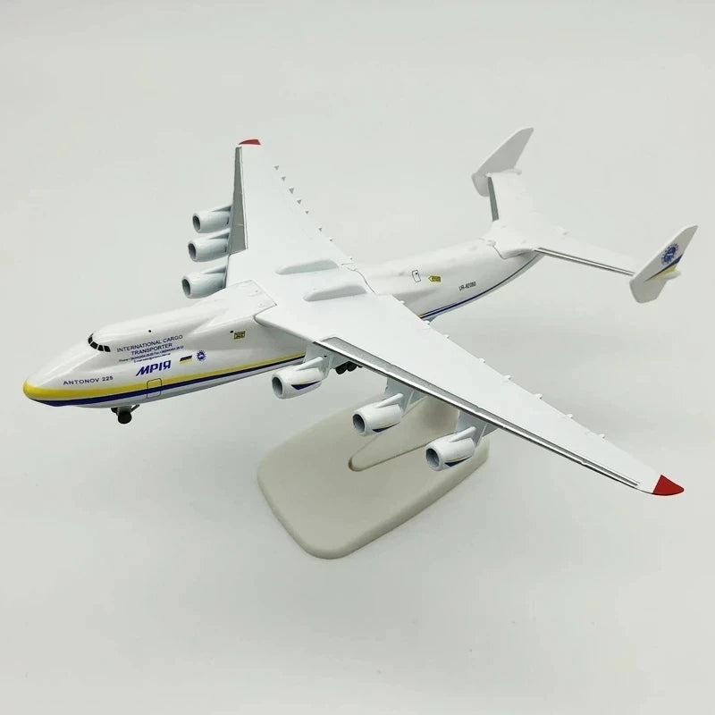 20CM Diecast Metal Alloy Antonov An-225 "Mriya" Airplane Model 1/400 Scale Replica Model Toy For Collection